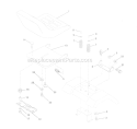 Page H Diagram and Parts List for WE12542A  Weed Eater Lawn Tractor